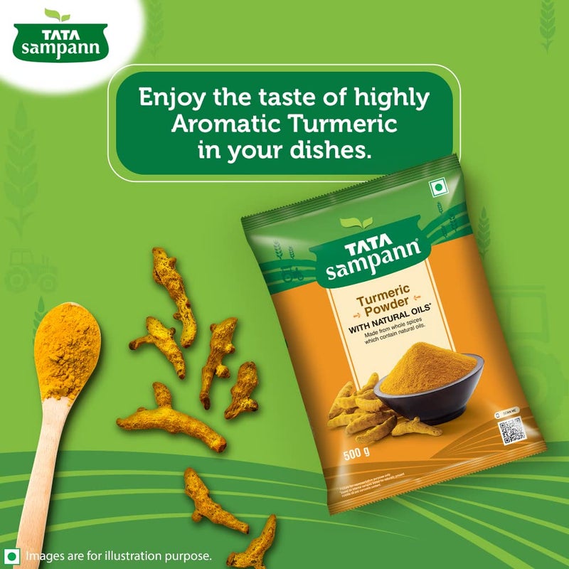 Tata Sampann Turmeric Powder, 500g - Image 3